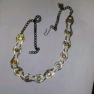 Antique rhinestone choker